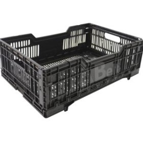 Caixa dobrável 60X40X18cm CD-180 35L / 25kg preta