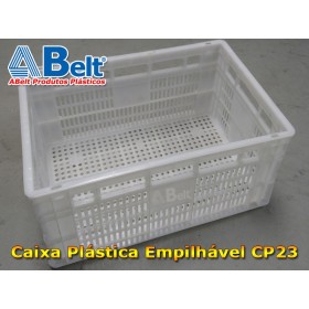 Caixa plástica vazada CP23 (1 unidade branca)