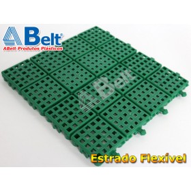Estrado Flexivel Modular 24x24cm na cor verde