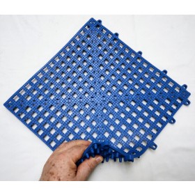Estrado flexivel modular 30x30cm cor azul