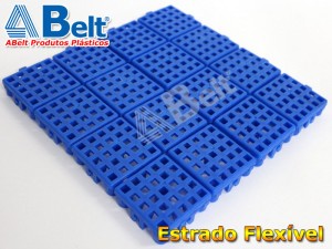 Estrado Flexível 24x24cm na cor azul